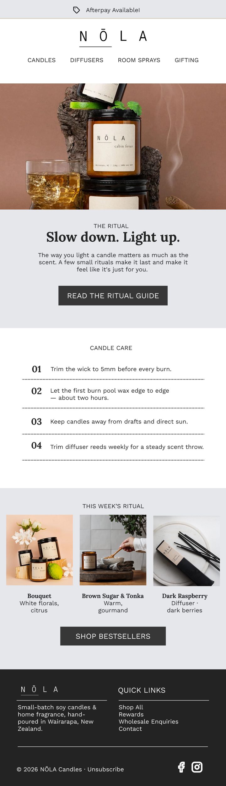 NŌLA B2C Email 2 — Make it a ritual